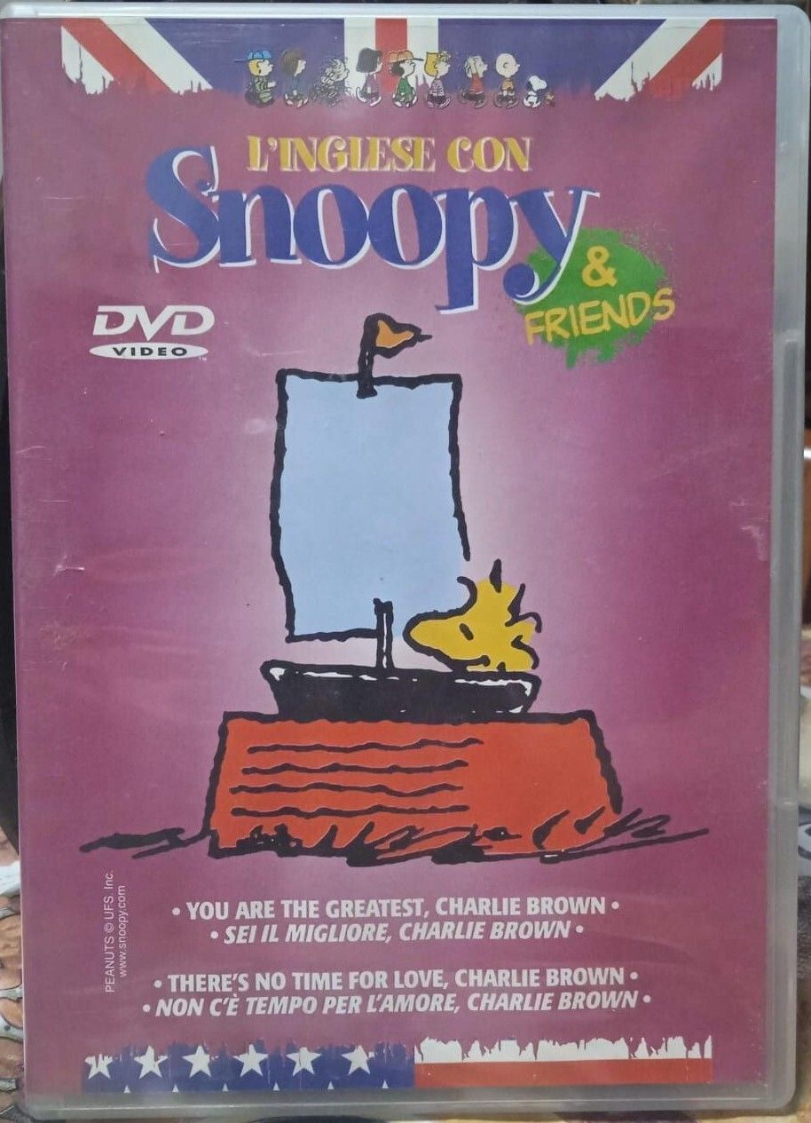 TeknoFilm – DVD (Eng + Ita) – L'INGLESE CON SNOOPY & FRIENDS (Sei il migliore + Non c'è tempo per l'amore) 1975 - HOBBY & WORK