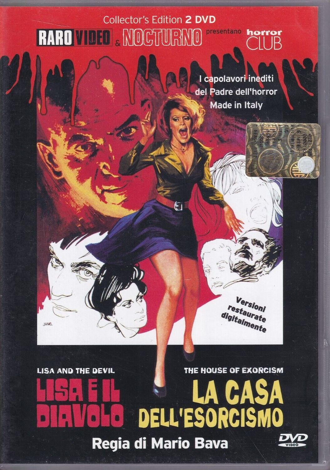 TeknoFilm - 2 DVD – LISA E IL DIAVOLO + LA CASA DELL'ESORCISMO di Mario Bava (1973-1975) - RARO VIDEO