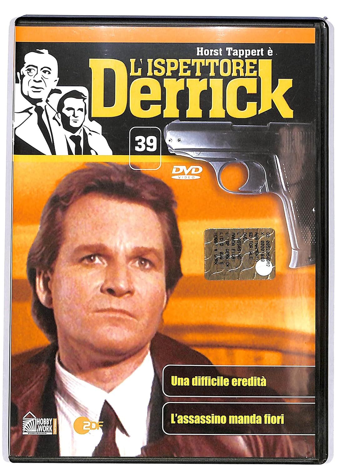 TeknoFilm – DVD – L'ISPETTORE DERRICK Vol. 39 (Una difficile eredità - L'assassino manda fiori) 1974 - HOBBY & WORK