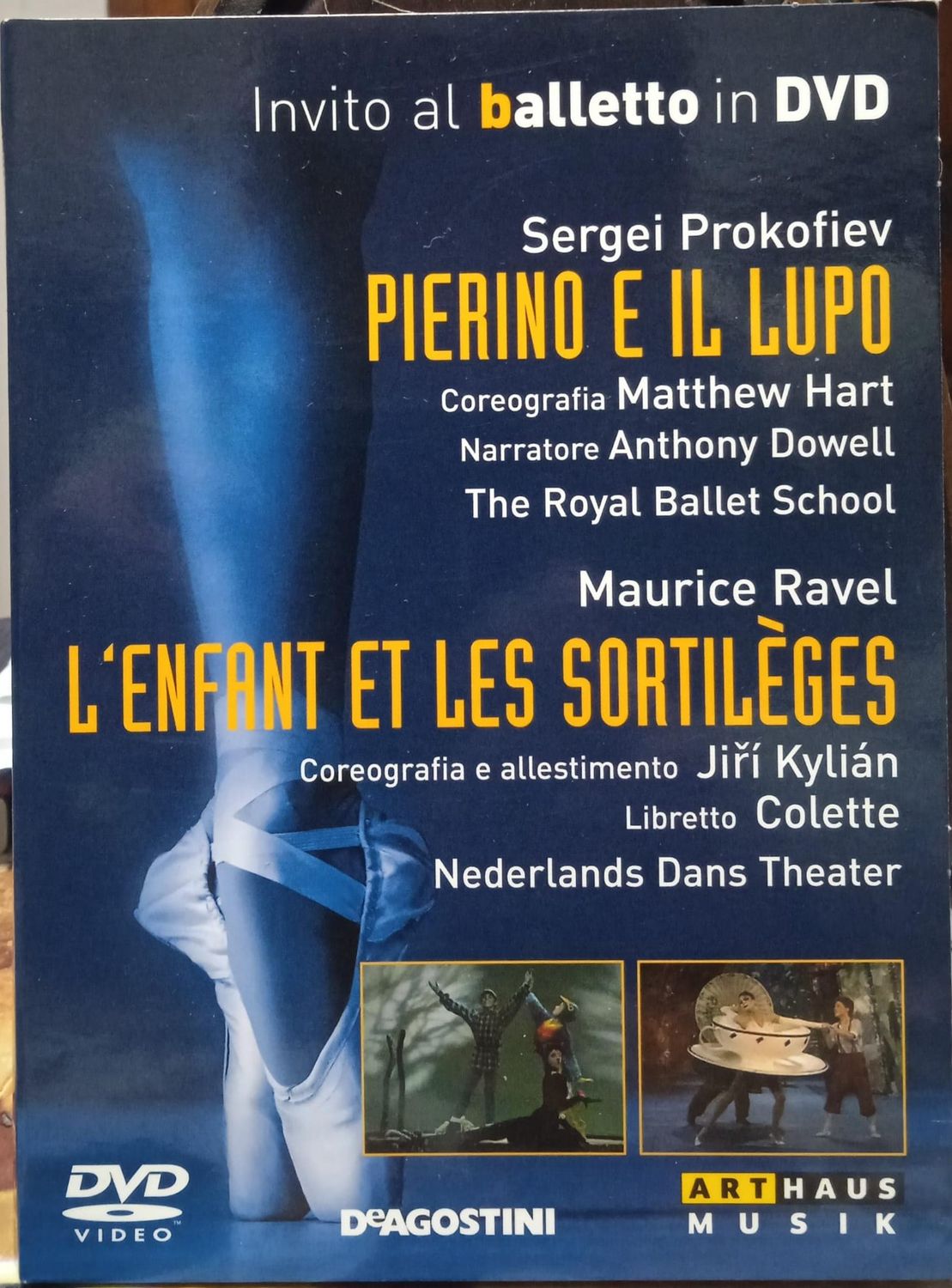 TeknoFilm - DVD – Invito al balletto Vol. 32 - PIERINO E IL LUPO di Ross MacGibbon (1977) + L'ENFANT ET LES SORTILEGES di Hans Hulscher (1986) - DE AGOSTINI