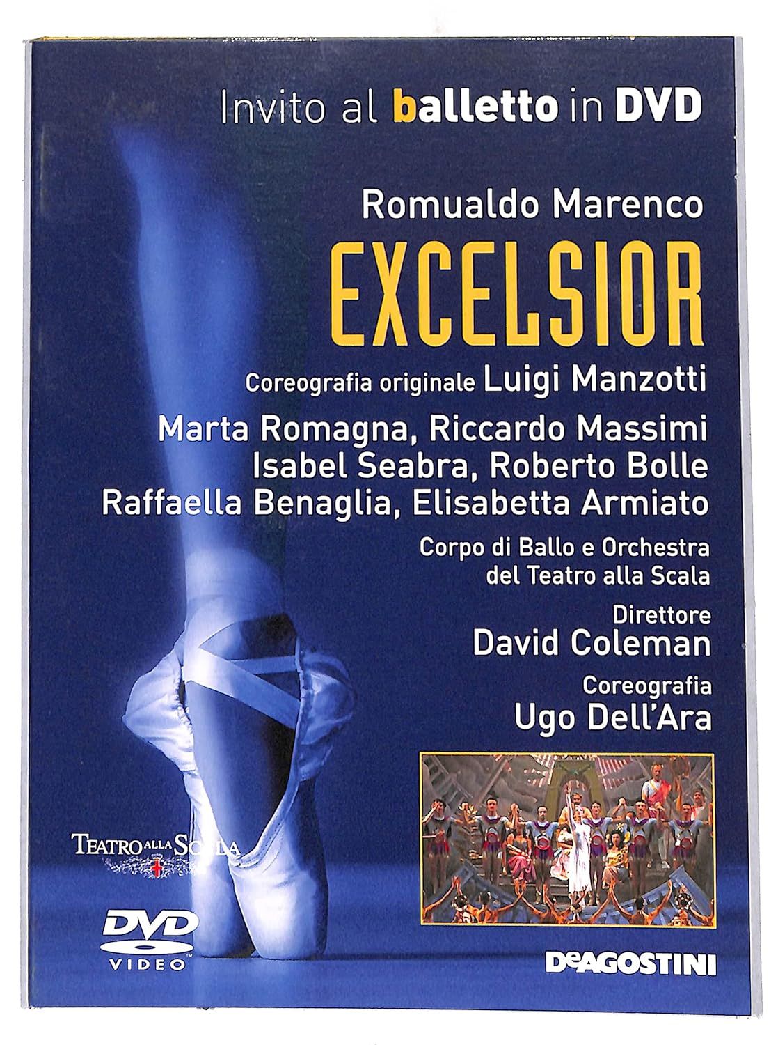 TeknoFilm - DVD – Invito al balletto Vol. 10 - EXCELSIOR (Balletto del Teatro della Scala) di Filippo Crivelli (2002) - DE AGOSTINI
