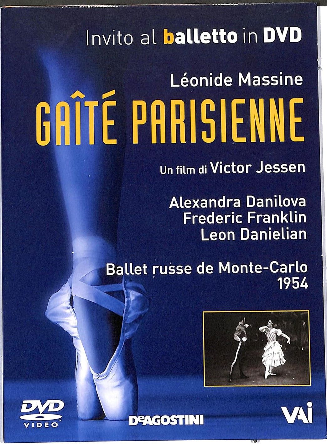 TeknoFilm - DVD – Invito al balletto Vol. 61 - GAITE PARISIENNE (Ballet Russe de Monte Carlo) di Victor Jessen (1954) - DE AGOSTINI