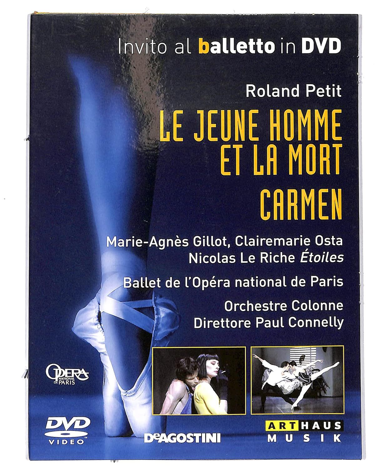 TeknoFilm - DVD – Invito al balletto Vol. 44 - LE JEUNE HOMME ET LA MORT - CARMEN (Le Corps de Ballet de l'Opera National de Paris) di Denis Caiozzi (2005) - DE AGOSTINI