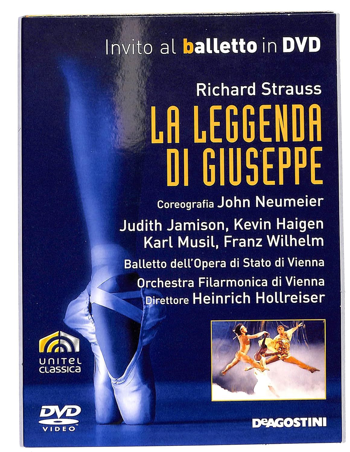 TeknoFilm - DVD – Invito al balletto Vol. 39 - LA LEGGENDA DI GIUSEPPE (Balletto dell'Opera di Stato di Vienna) di John Neumeier (1977) - DE AGOSTINI