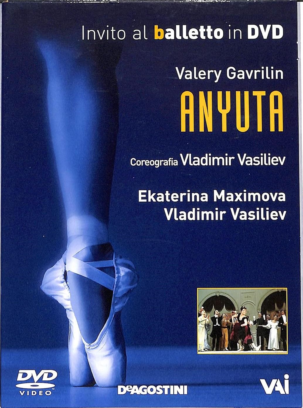 TeknoFilm - DVD – Invito al balletto Vol. 56 - ANYUTA (Orchestra statale Shostakovich di Leningrado) di A.A.V.V. (1982) - DE AGOSTINI