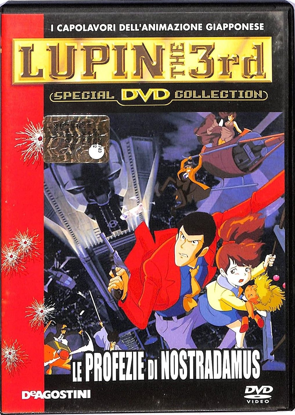 TeknoFilm - DVD – LUPIN III THE 3RD - LE PROFEZIE DI NOSTRADAMUS di Shunya Ito (1995) - DE AGOSTINI