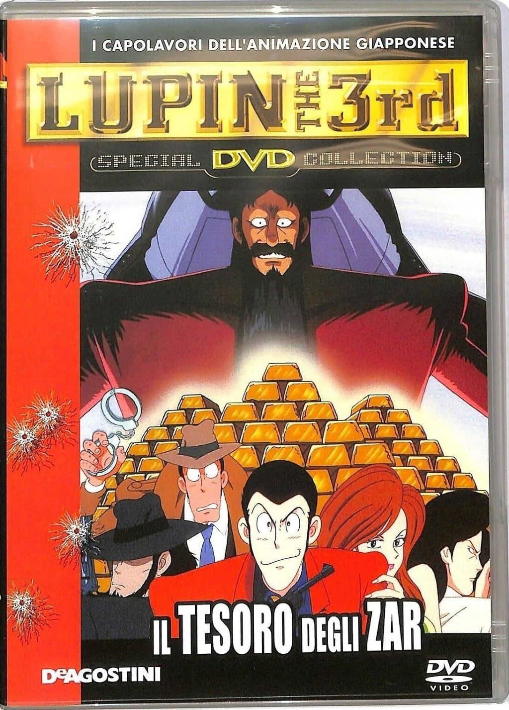 TeknoFilm - DVD – LUPIN III THE 3RD - IL TESORO DEGLI ZAR di Osamu Dezaki (1992) - DE AGOSTINI