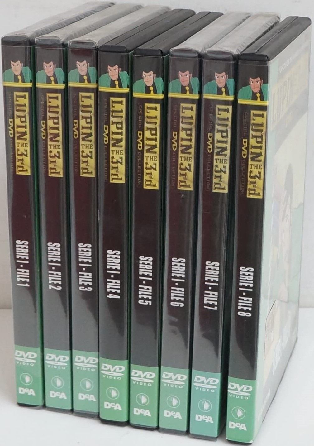 TeknoFilm - 8 DVD – LUPIN III Serie 1 (8 Files) Episodi da 1 a 23 (1971) - DE AGOSTINI