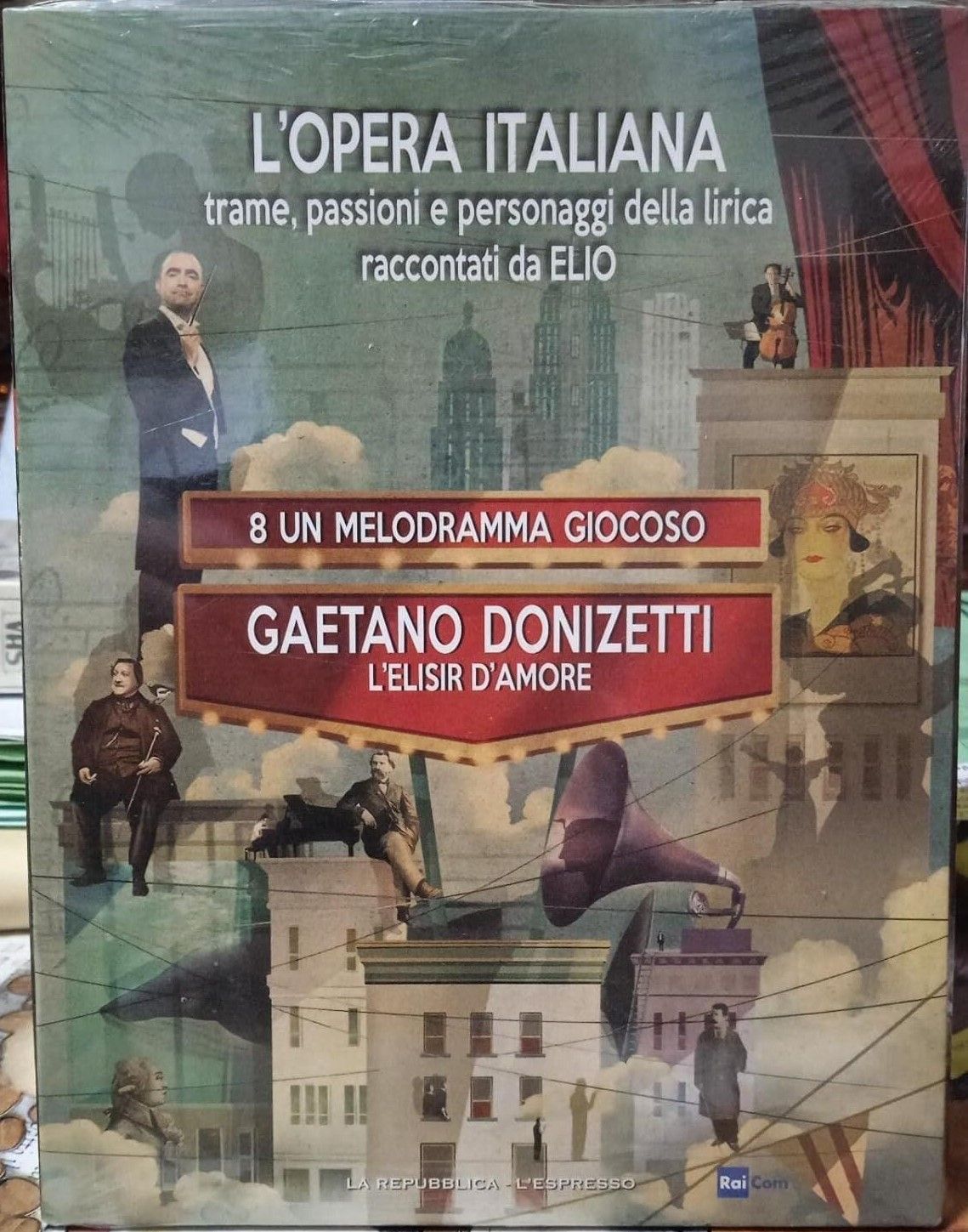 TeknoFilm - DVD - L'OPERA ITALIANA Vol. 08 - Gaetano Donizetti: L'ELISIR D'AMORE (2017) - REPUBBLICA/L'ESPRESSO