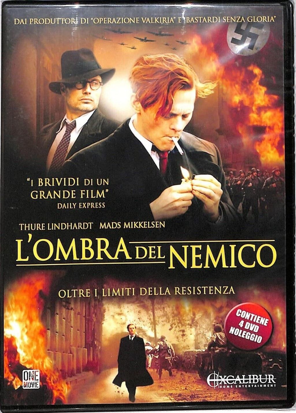 TeknoFilm - 4 DVD (Versione noleggio) – L'OMBRA DEL NEMICO di Ole Christian Madsen (2008) - ONE MOVIE