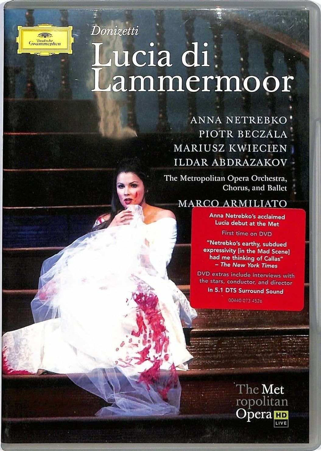 TeknoFilm - 2 DVD (NTSC) – Gaetano Donizetti: LUCIA DI LAMMERMOOR (The Metropolitan Opera) di Gary Alvorson (2009) - DEUTSCHE GRAMMAPHONE