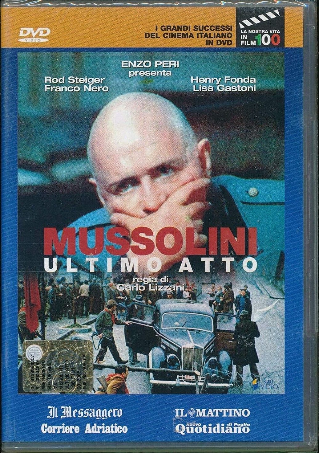 TeknoFilm - DVD – MUSSOLINI - ULTIMO ATTO di Carlo Lizzani (1974) - IL MESSAGGERO