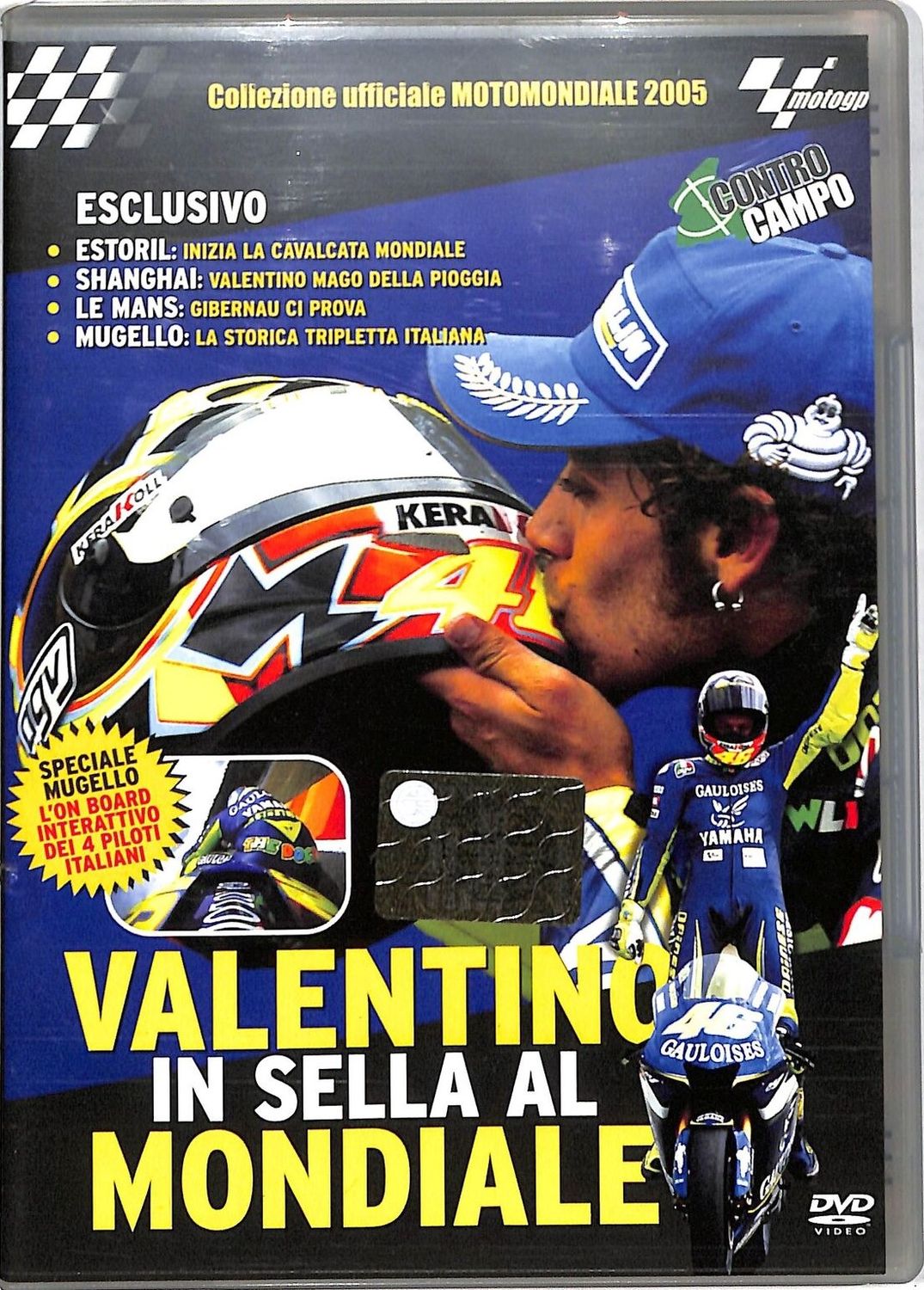 TeknoFilm - DVD – MOTOMONDIALE 2005 (Collezione ufficiale) Vol. 02 -  VALENTINO ROSSI IN SELLA AL MONDIALE di A.A.V.V. (2005) - GAZZETTA DELLO SPORT