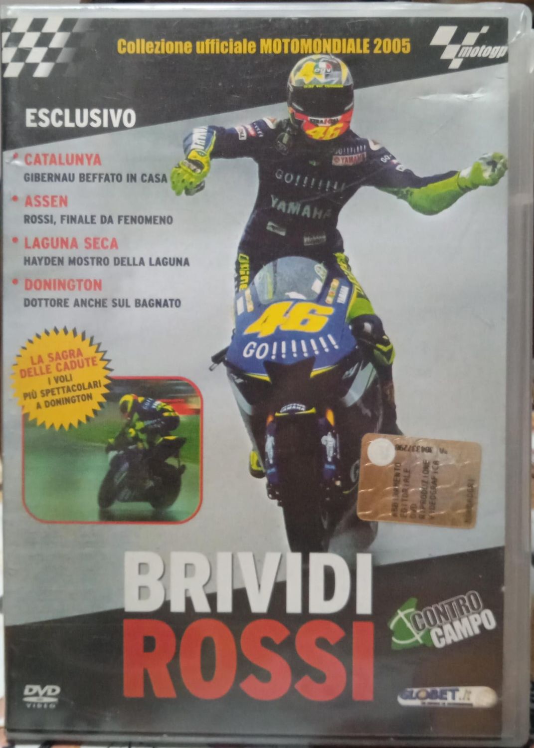TeknoFilm - DVD – MOTOMONDIALE 2005 (Collezione ufficiale) Vol. 01 -  BRIVIDI ROSSI di A.A.V.V. (2005) - GAZZETTA DELLO SPORT