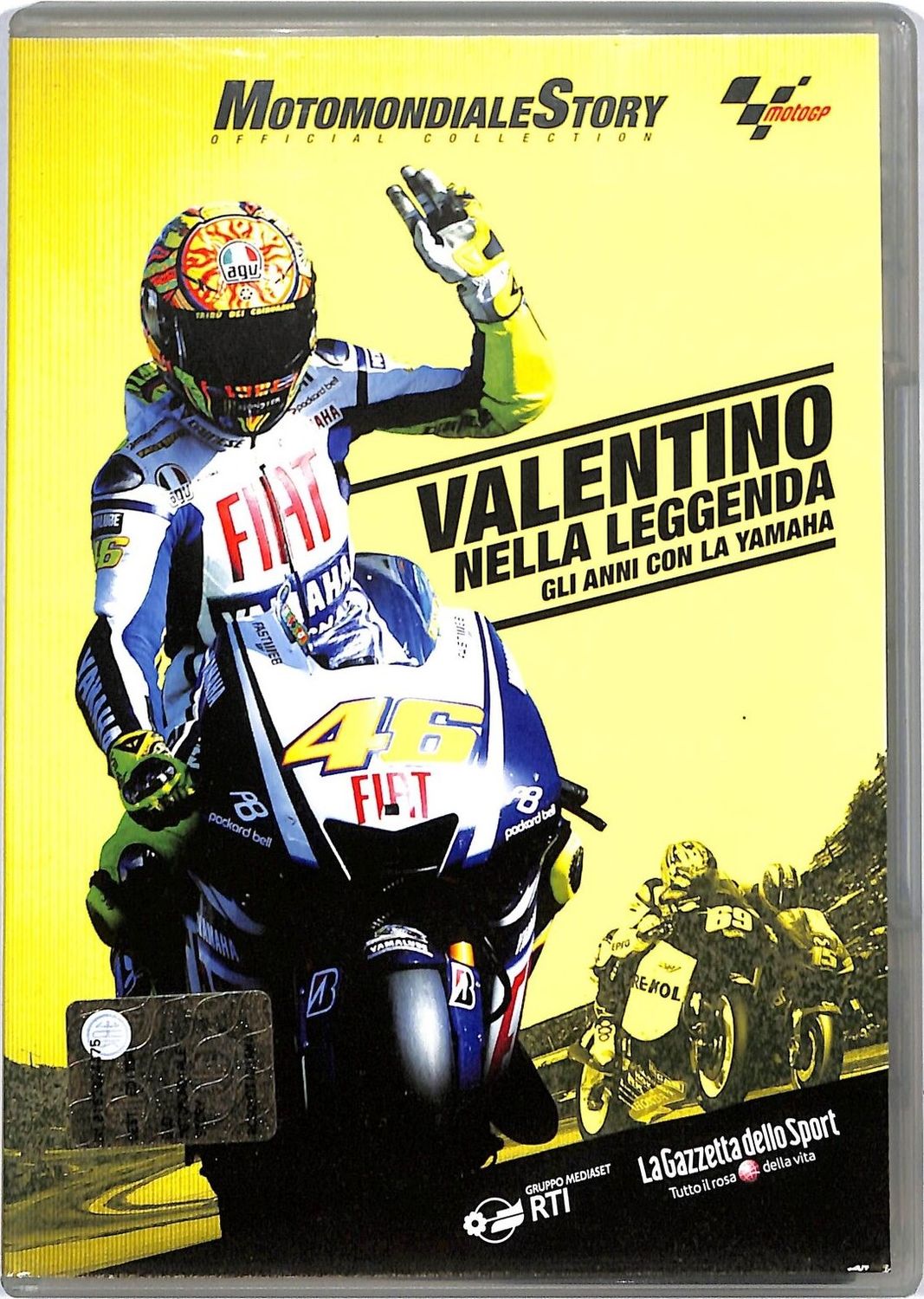TeknoFilm - DVD – MOTOMONDIALE STORY (Official collection) Vol. 01 - VALENTINO NELLA LEGGENDA di A.A.V.V. (2009) - GAZZETTA DELLO SPORT