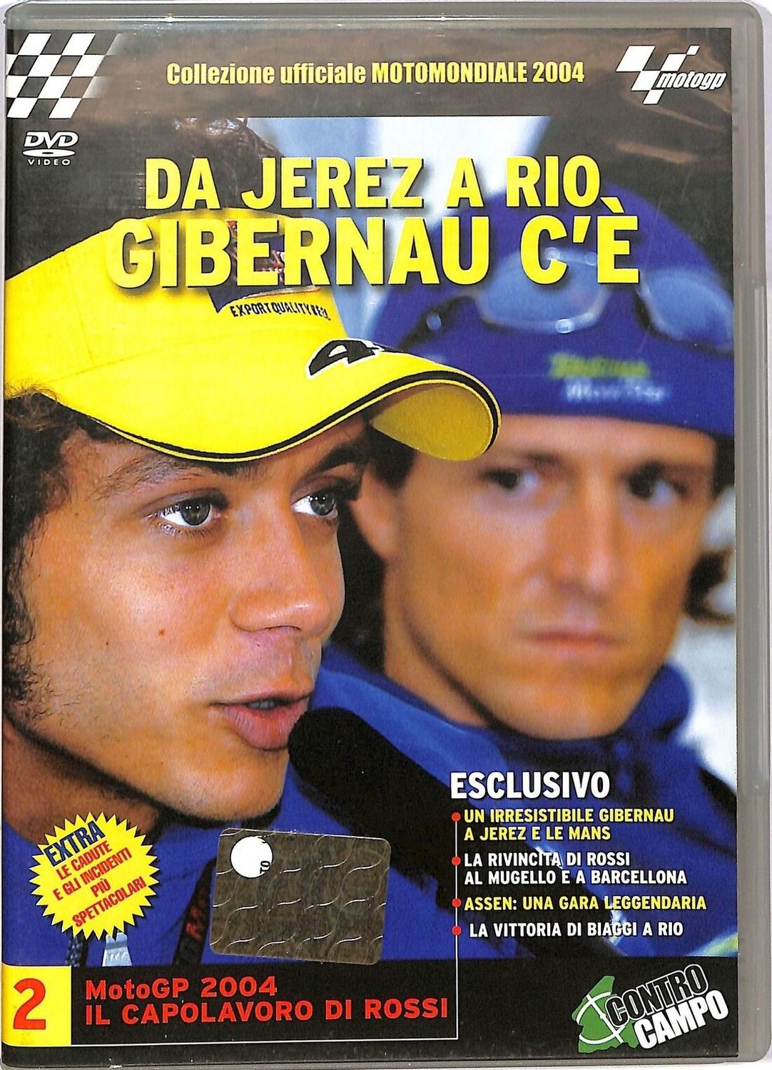 TeknoFilm - DVD – MOTOMONDIALE 2004 (Collezione ufficiale) Vol. 02 -  DA JEREZ A RIO GIBERNAU C'E' di A.A.V.V. (2004) - GAZZETTA DELLO SPORT