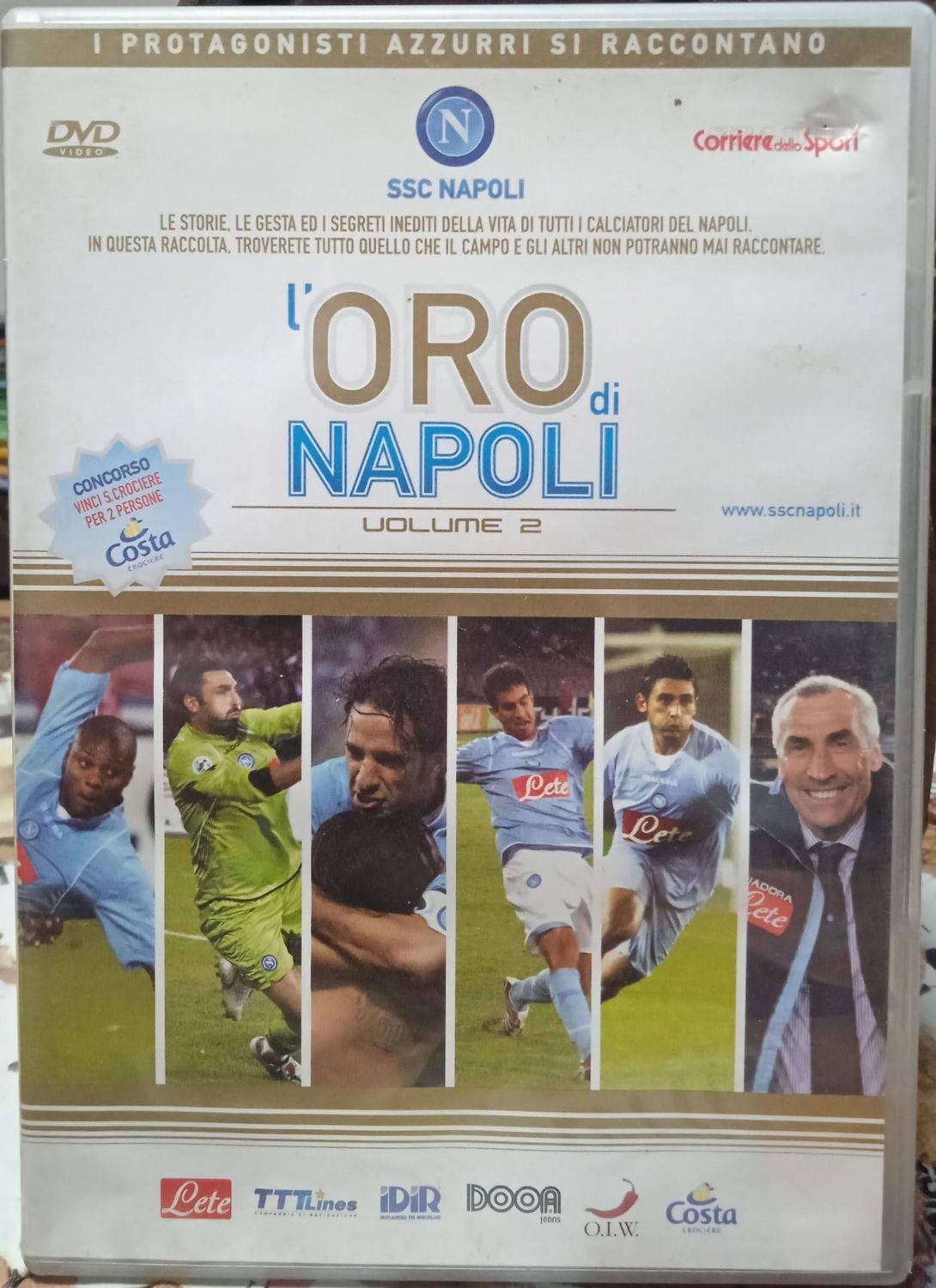TeknoFilm – DVD – S.S.C. NAPOLI - L'ORO DI NAPOLI Vol. 02 - CORRIERE DELLO SPORT