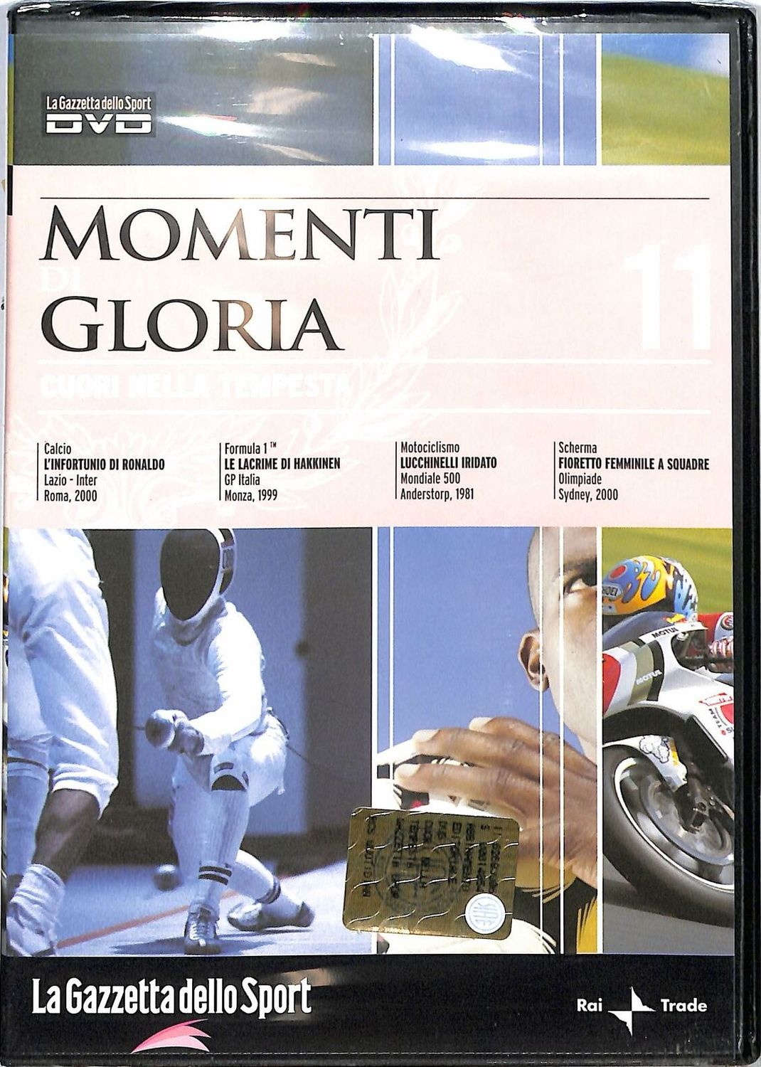 TeknoFilm - DVD - MOMENTI DI GLORIA Vol. 11 - CUORI NELLA TEMPESTA (2008)  - GAZZETTA DELLO SPORT