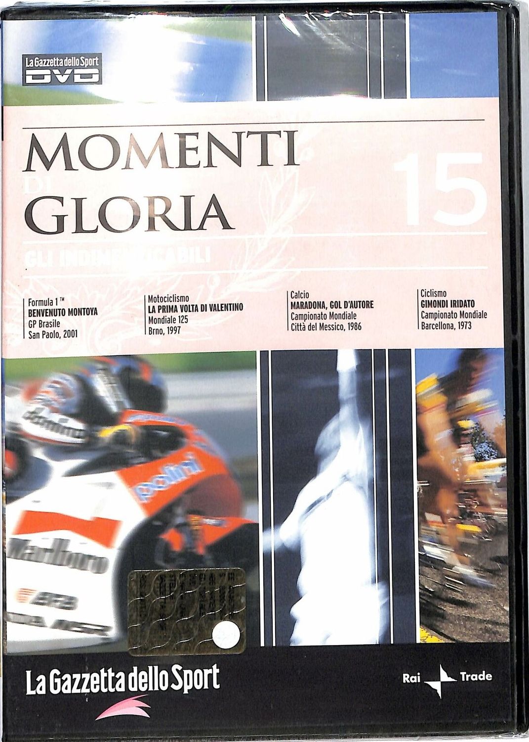 TeknoFilm - DVD - MOMENTI DI GLORIA Vol. 15 - GLI INDIMENTICABILI (2008)  - GAZZETTA DELLO SPORT