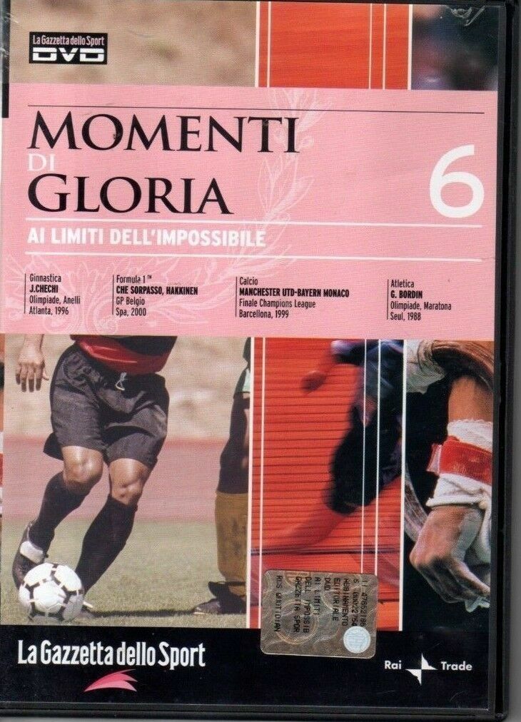 TeknoFilm - DVD - MOMENTI DI GLORIA Vol. 06 - AI LIMITI DELL'IMPOSSIBILE (2008)  - GAZZETTA DELLO SPORT