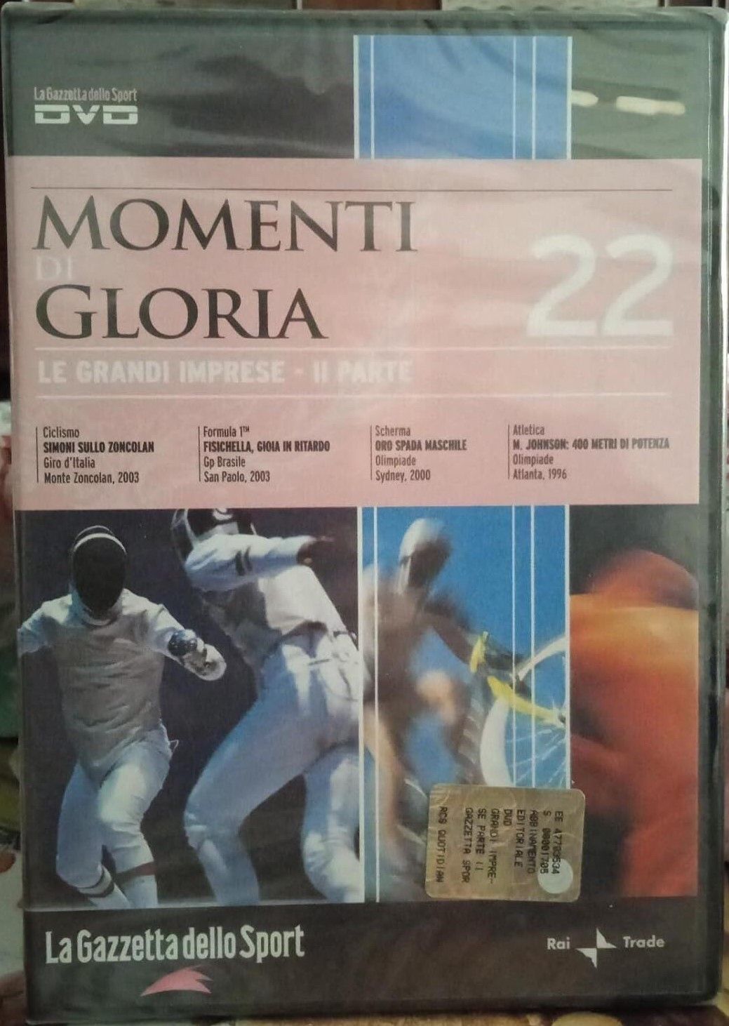 TeknoFilm - DVD - MOMENTI DI GLORIA Vol. 22 - LE GRANDI IMPRESE II (2008)  - GAZZETTA DELLO SPORT