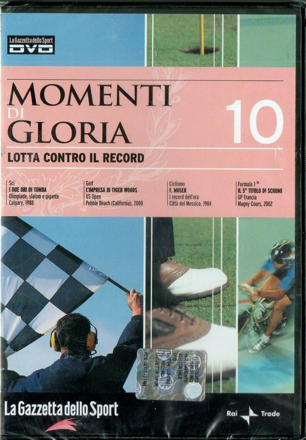 TeknoFilm - DVD - MOMENTI DI GLORIA Vol. 10 - LOTTA CONTRO IL RECORD (2008)  - GAZZETTA DELLO SPORT
