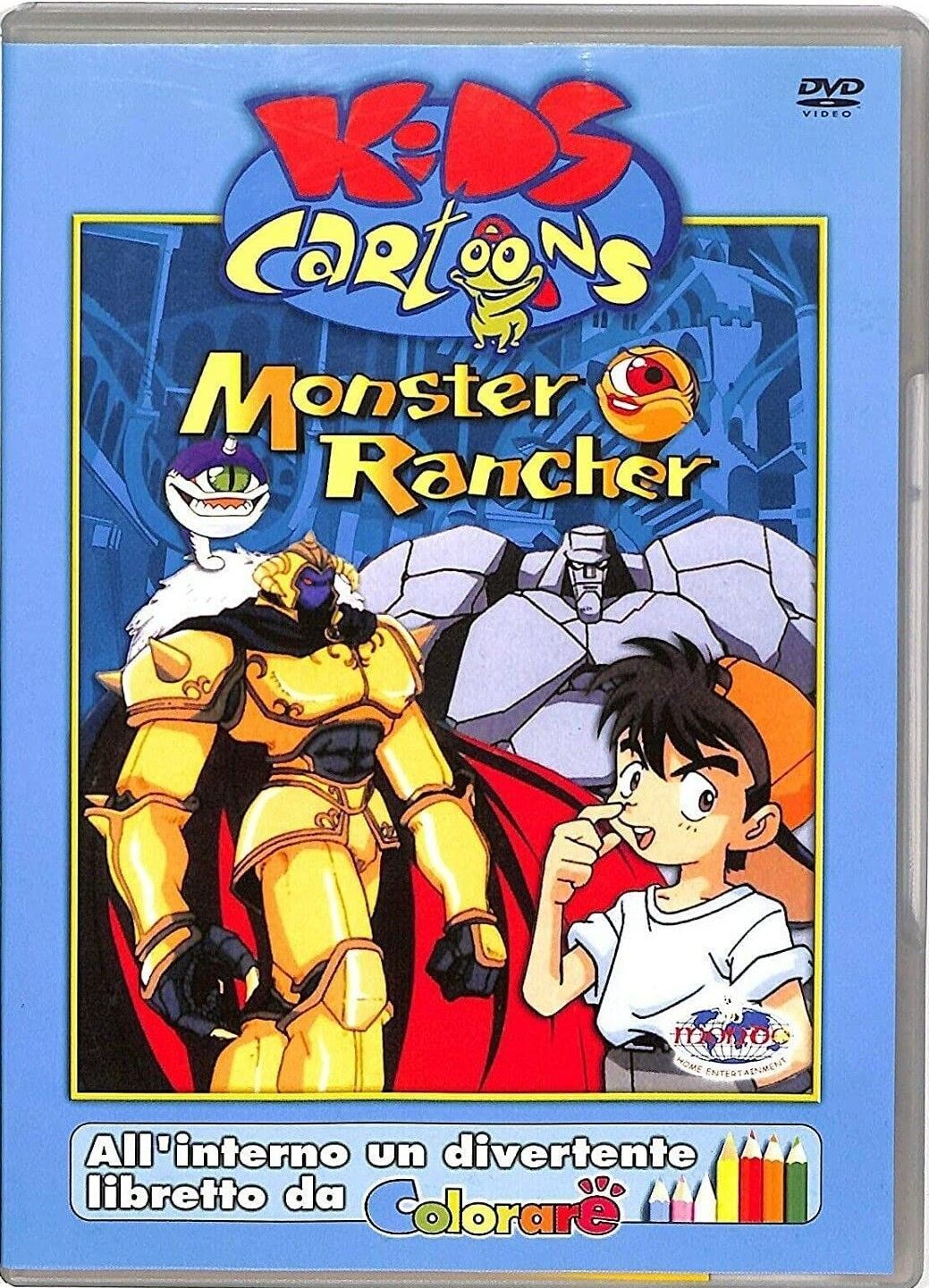 TeknoFilm - DVD - MONSTER RANCHER - KIDS CARTOON - 3 Ep. L'avventura di Gengy + Io sono Mocchi + Arriva Golem (2004) - MHE