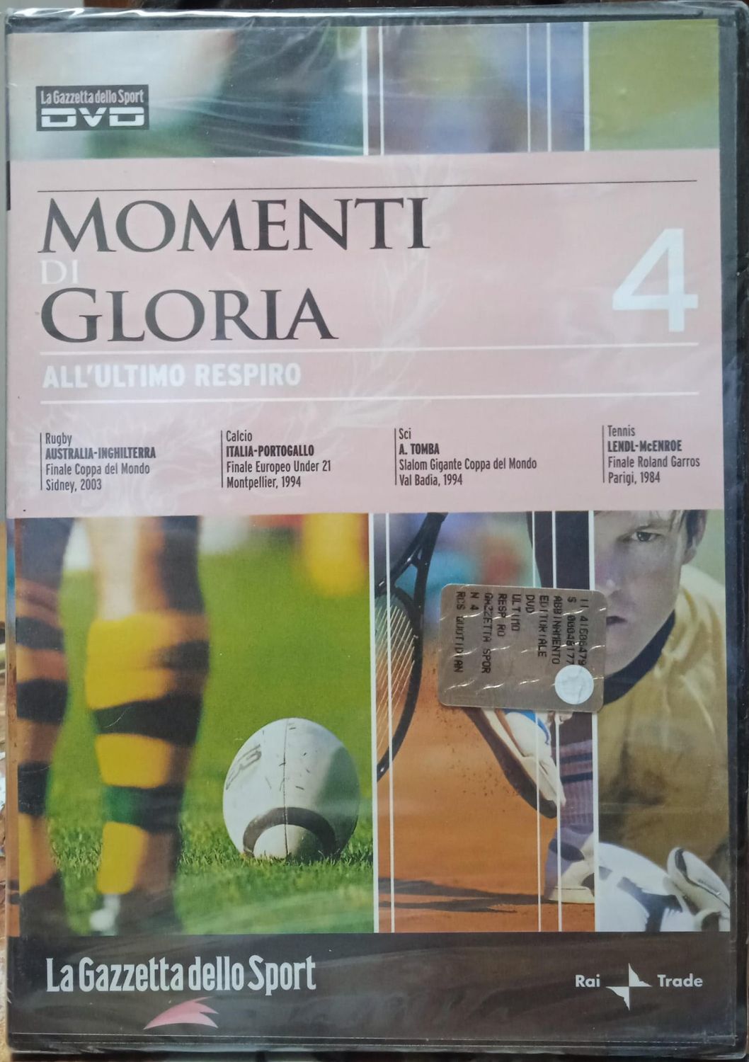 TeknoFilm - DVD - MOMENTI DI GLORIA Vol. 04 - ALL'ULTIMO RESPIRO - GAZZETTA DELLO SPORT
