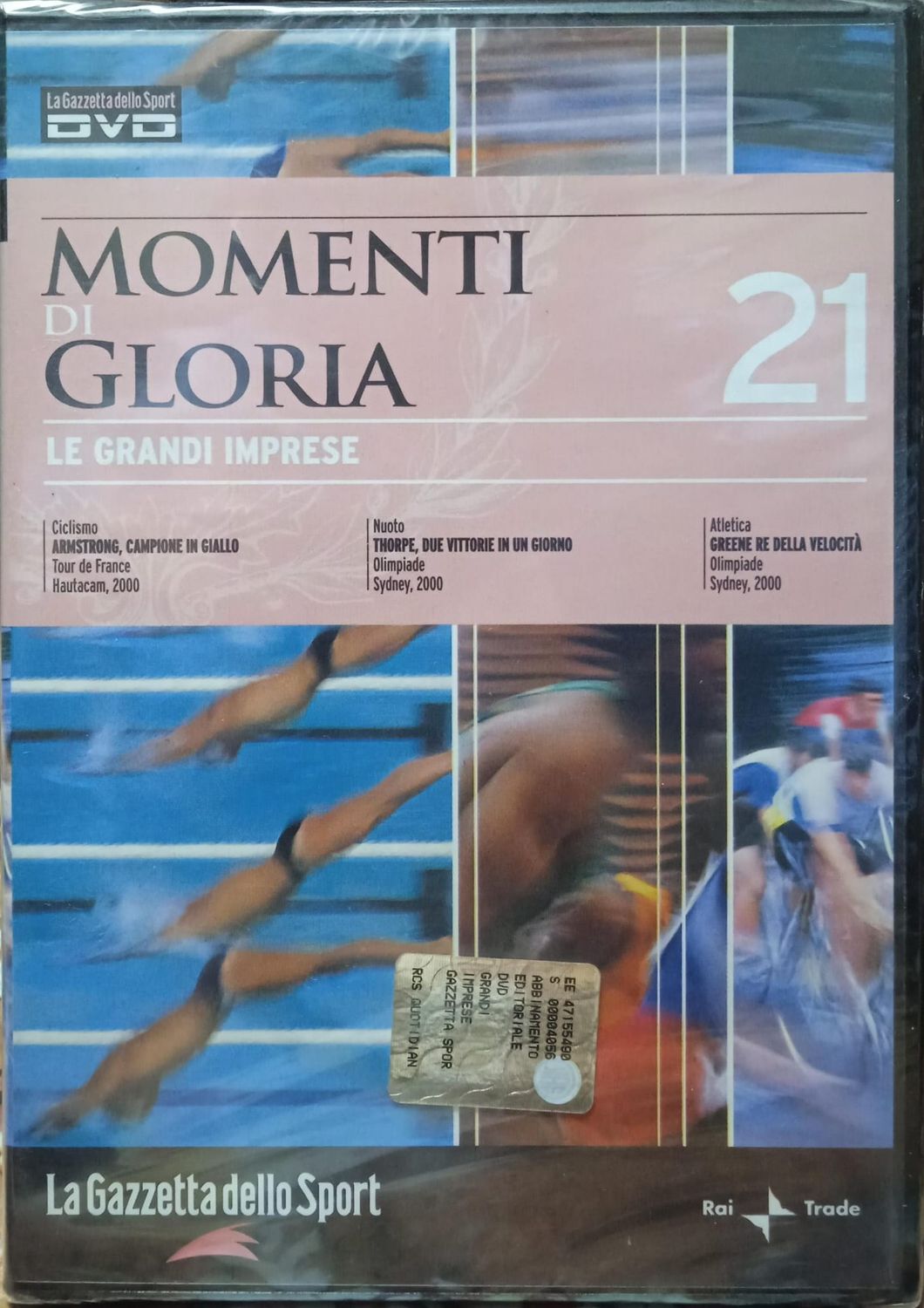 TeknoFilm - DVD - MOMENTI DI GLORIA Vol. 21 - LE GRANDI IMPRESE PARTE I (2008)  - GAZZETTA DELLO SPORT