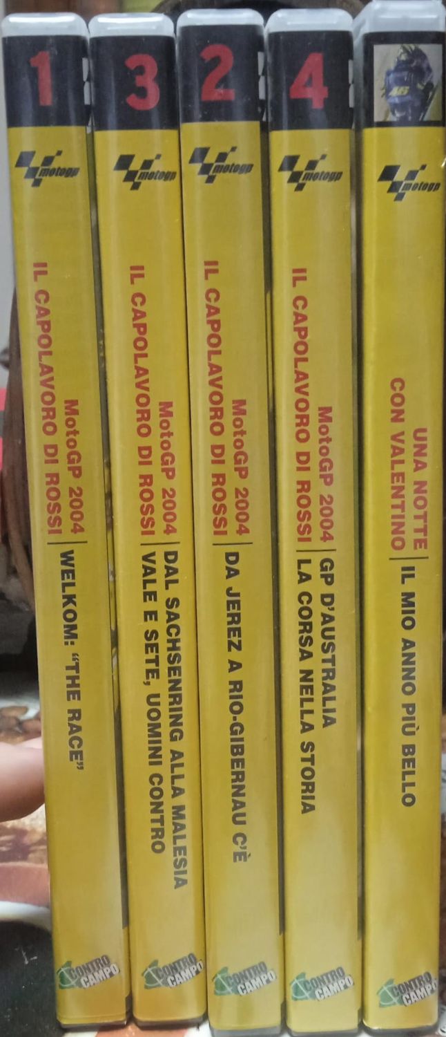 TeknoFilm - 5 DVD (Opera completa) – COLLEZIONE UFFICIALE MOTOMONDIALE 2004 - MONDADORI