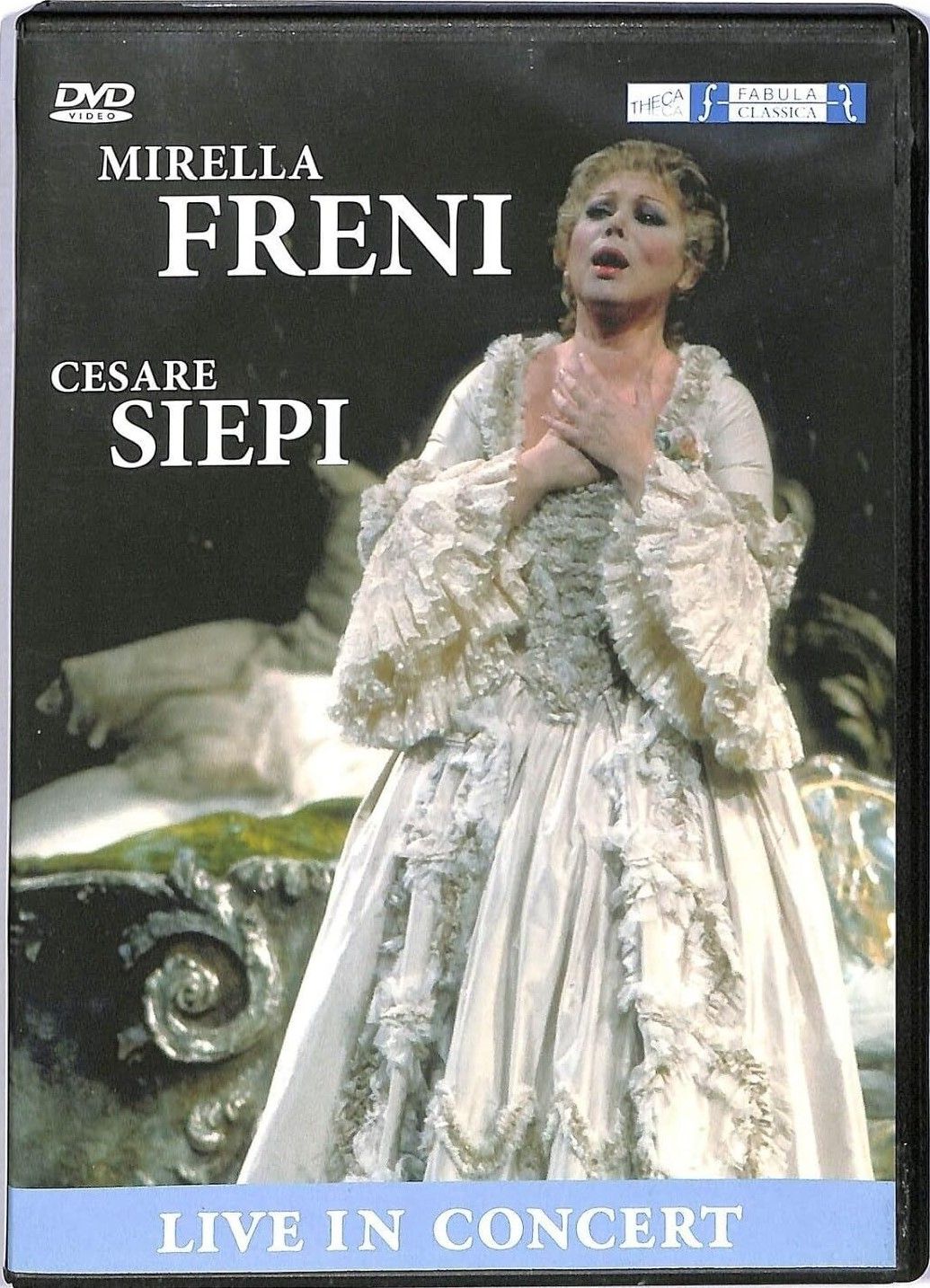 TeknoFilm - DVD – MIRELLA FRENI e CESARE SIEPI - LIVE IN CONCERT LUGANO (Orchestra della radiotelevisione della Svizzera Italiana) di Enrica Roffi (1985) - DISCHI ERMITAGE