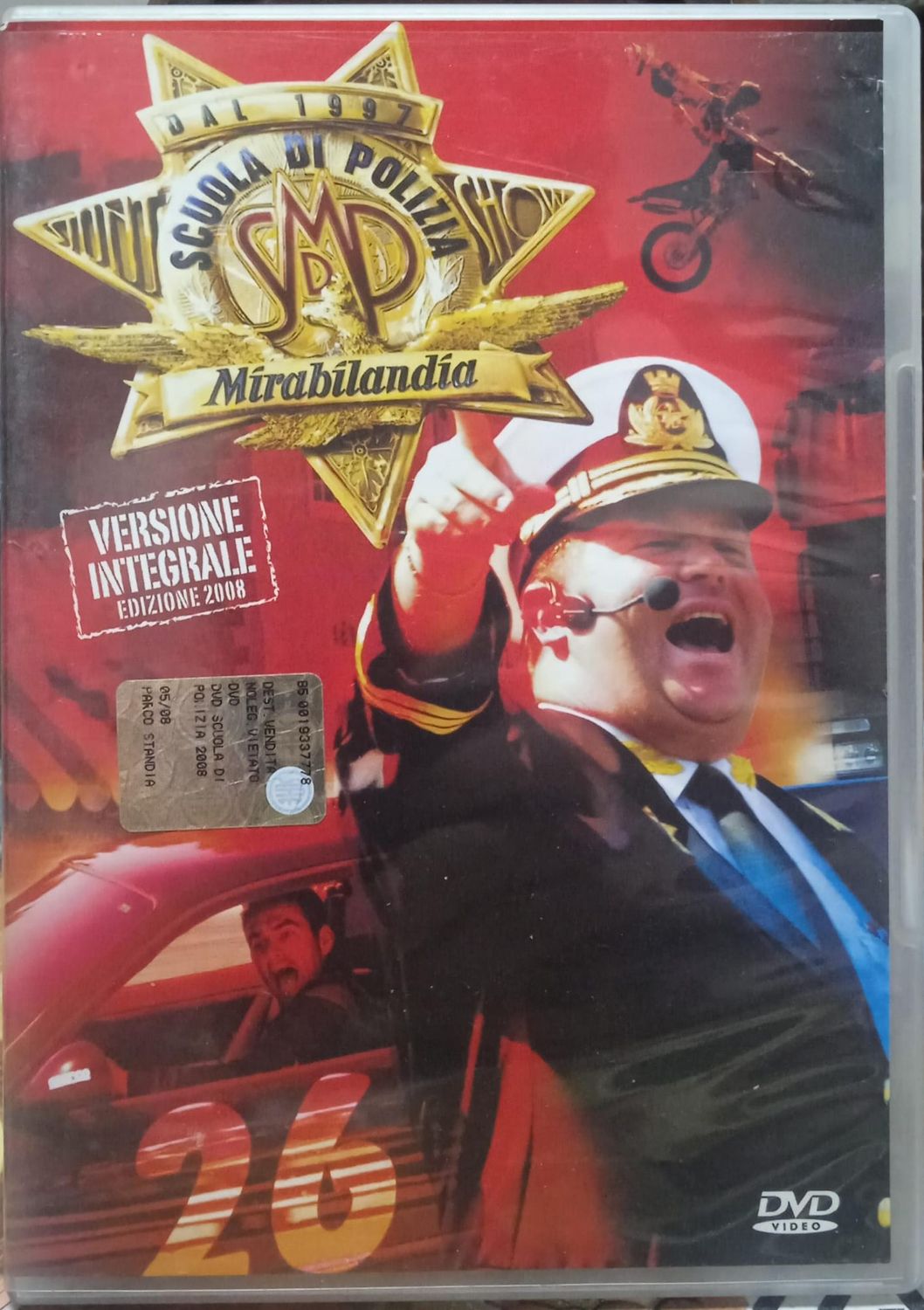 TeknoFilm - DVD (Versione integrale) – MIRABILANDIA: SCUOLA DI POLIZIA Edizione 2008 - MARCO STANDIA