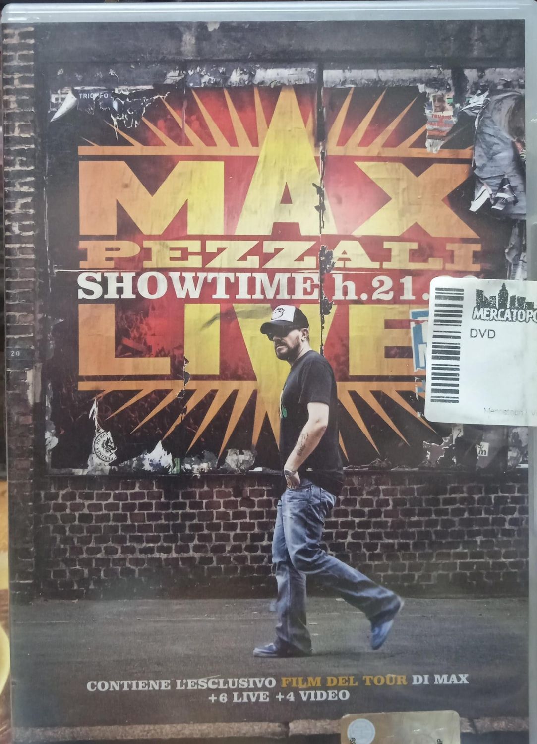 TeknoFilm - DVD – MAX PEZZALI - SHOWTIME H. 21.30 (Contiene l'esclusivo tour di Max + 6 Live + 4 Video) di Cosimo Alema' (2008) - WARNER MUSIC