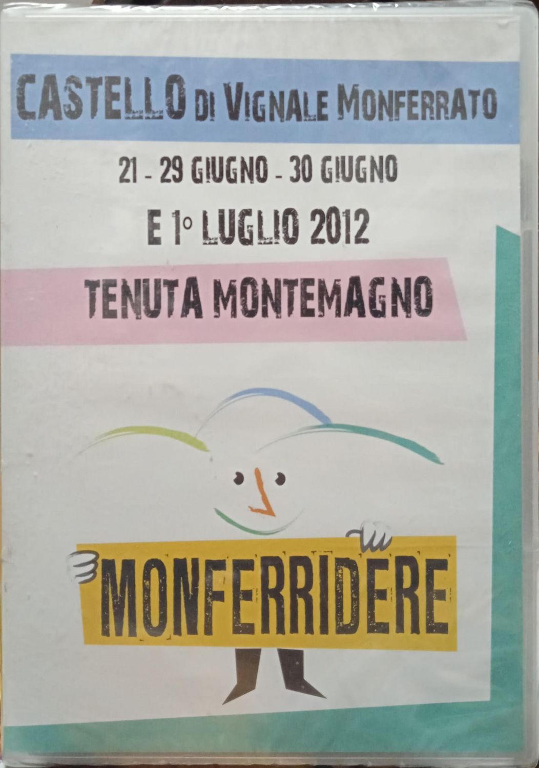 TeknoFilm - DVD – MONFERRIDERE 2012 (11 giorni di Spettacoli al Castello di Vignale Monferrato) - Spettacolo comico con Bartolino, Della Noce, Manera e tanti altri
