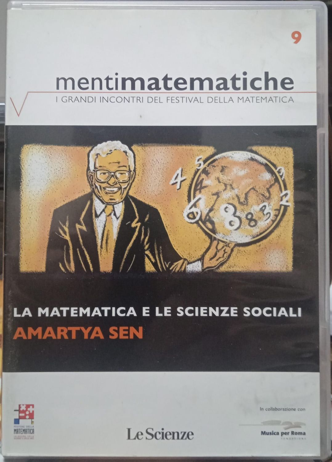 TeknoFilm - DVD – MENTI MATEMATICHE  Vol. 09 - Amartya Sen: LA MATEMATICA E LE SCIENZE SOCIALI (2009) - LE SCIENZE