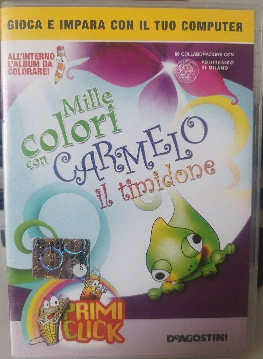 TeknoFilm - Videogames PC (CDRom + Booklet) - MILLE COLORI CON CARMELO IL TIMIDONE (2007) - DE AGOSTINI