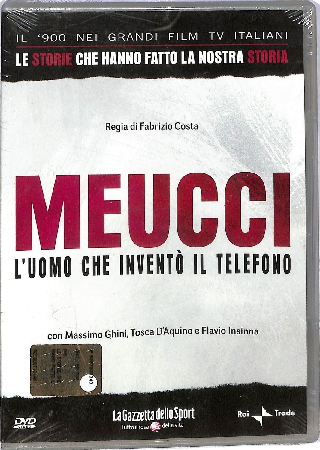 TeknoFilm - DVD (Opera Completa) - MEUCCI L'UOMO CHE INVENTO' IL TELEFONO di Fabrizio Costa (2005) - GAZZETTA DELLO SPORT