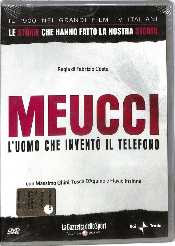 TeknoFilm - DVD (Opera Completa) - MEUCCI L'UOMO CHE INVENTO' IL TELEFONO di Fabrizio Costa (2005) - GAZZETTA DELLO SPORT