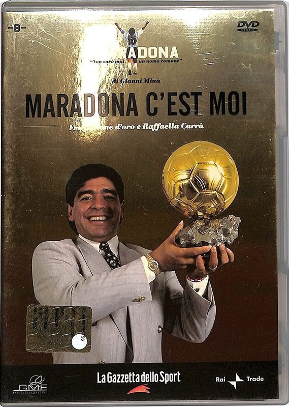 TeknoFilm - DVD – MARADONA - NON SARO' MAI UN UOMO COMUNE Vol. 08 - MARADONA C'EST MOI di Gianni Minà - GAZZETTA DELLO SPORT