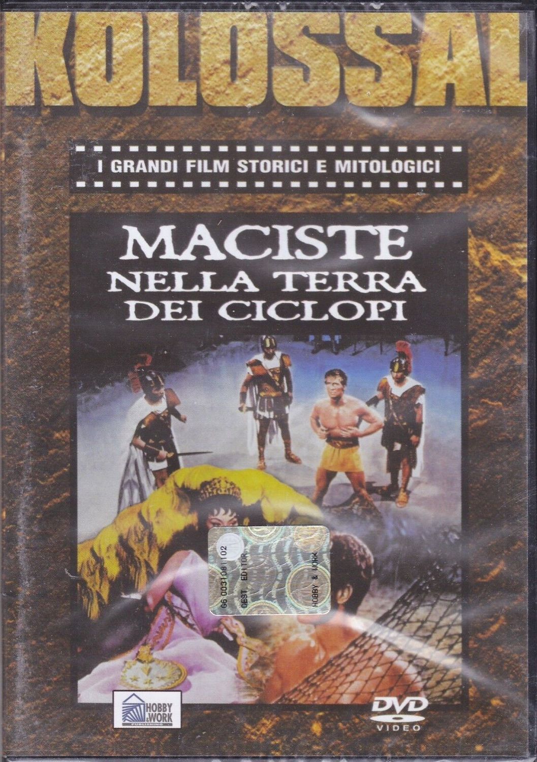 TeknoFilm - DVD – MACISTE NELLA TERRA DEI CICLOPI di Antonio Leonviola (1961) - HOBBY & WORK