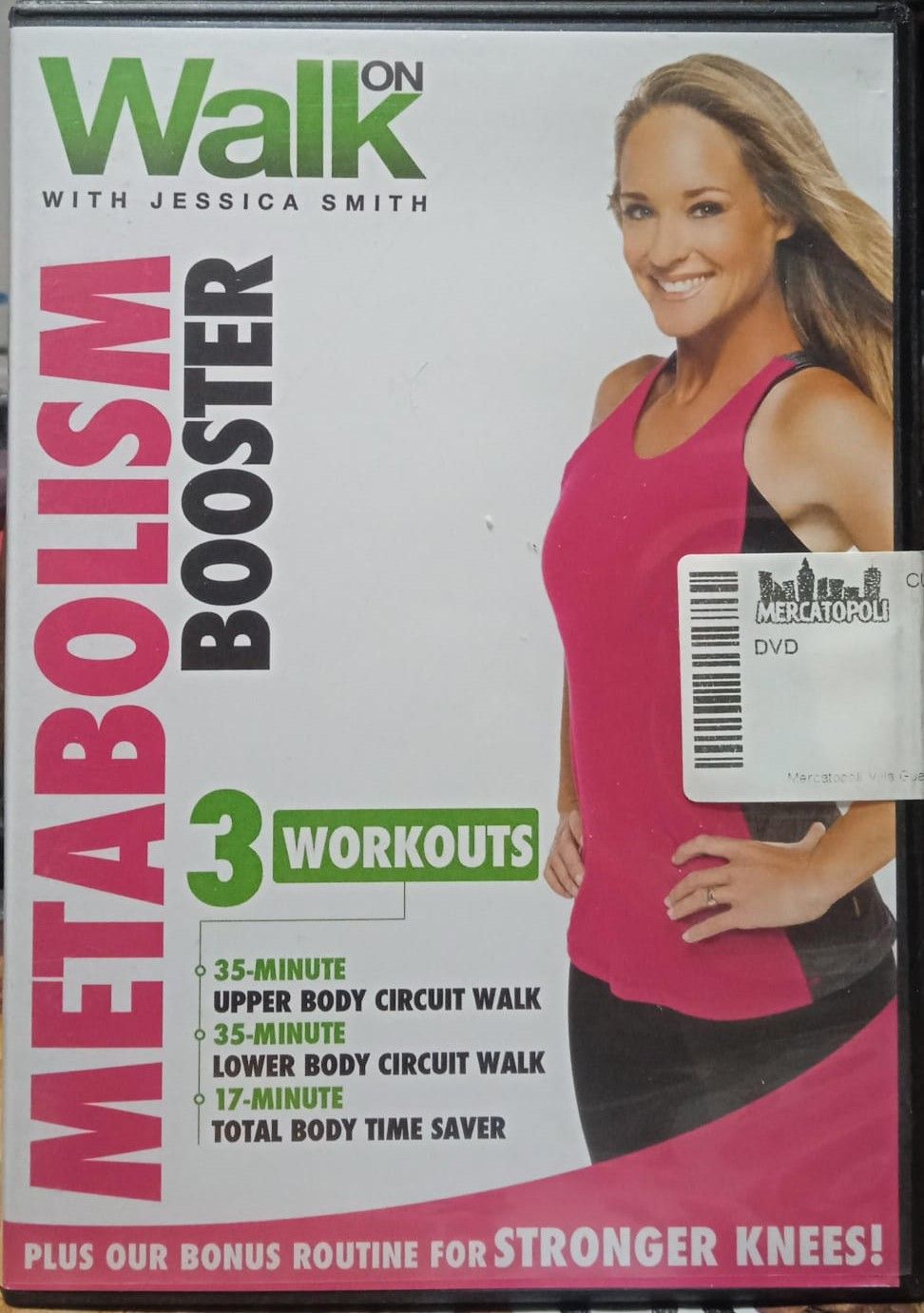 TeknoFilm - DVD (Lingua Inglese) – Walk on with Jessica Smith: METABOLISM BOOSTER 3 Workouts (2016) - WALKONWALKSTRONG