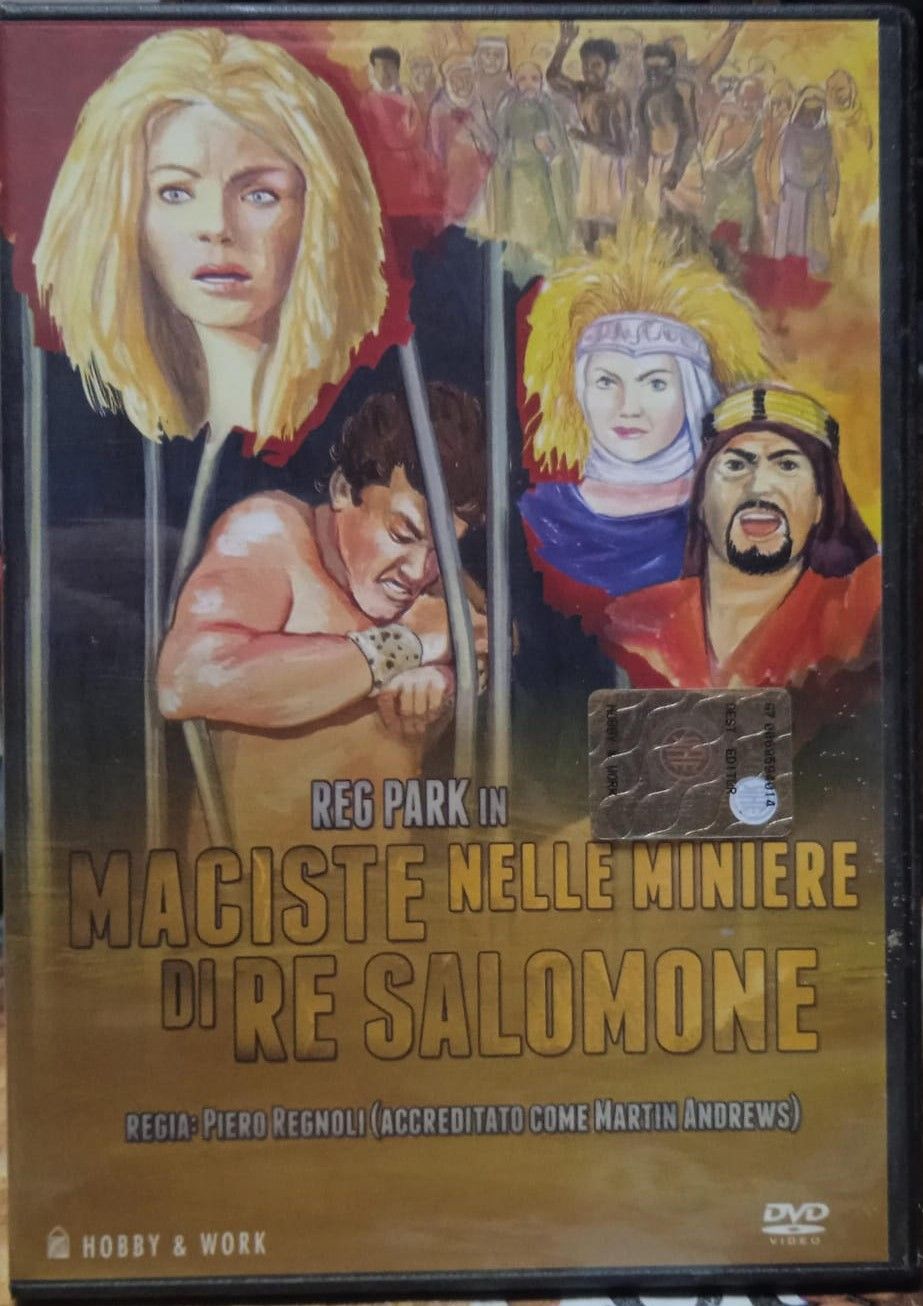 TeknoFilm - DVD – MACISTE NELLE MINIERE DI RE SALOMONE di Piero Regnoli (1964) - HOBBY & WORK