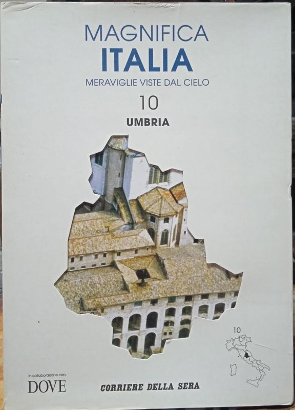 TeknoFilm - DVD + Booklet – MAGNIFICA ITALIA - MERAVIGLIE VISTE DAL CIELO Vol. 10 - UMBRIA (2008) - CORRIERE DELLA SERA TeknoFilm - DVD + Booklet – MAGNIFICA ITALIA - MERAVIGLIE VISTE DAL CIELO Vol. 10 - UMBRIA (2008) - CORRIERE DELLA SERA