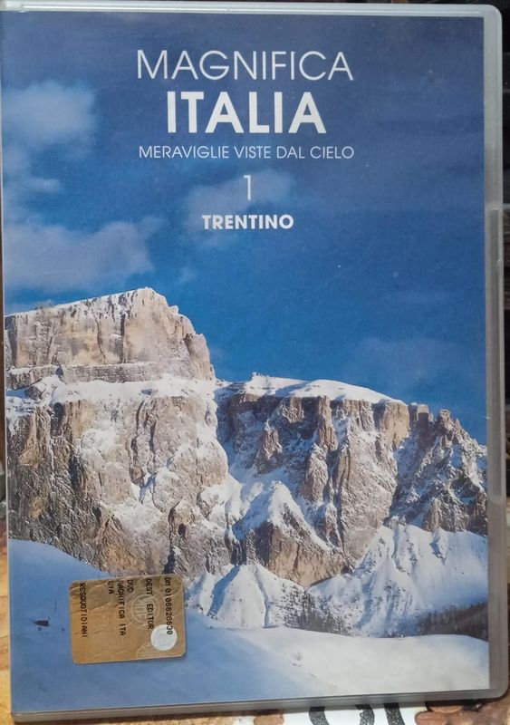 TeknoFilm - DVD + Booklet (Senza cartone esterno) – MAGNIFICA ITALIA - MERAVIGLIE VISTE DAL CIELO Vol. Vol. 01 - TRENTINO (2008) - CORRIERE DELLA SERA TeknoFilm - DVD + Booklet (Senza cartone esterno) – MAGNIFICA ITALIA - MERAVIGLIE VISTE DAL CIELO Vol. Vol. 01 - TRENTINO (2008) - CORRIERE DELLA SERA