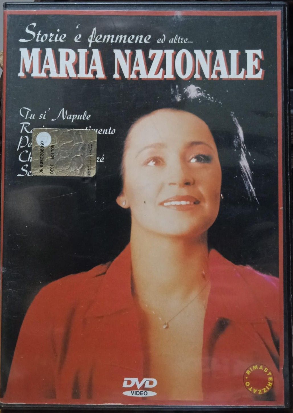 TeknoFilm - DVD – MARIA NAZIONALE - STORIE 'E FEMMENE ED ALTRE… (2005) - DUCK RECORDS