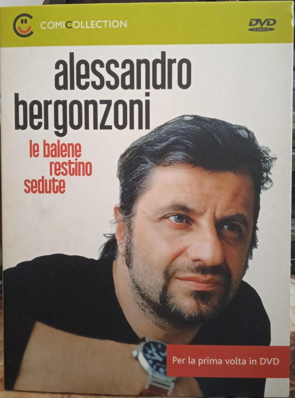 TeknoFilm - DVD – Alessandro Bergonzoni: LE BALENE RESTINO SEDUTE di Claudio Calabrò (1989) - GAZZETTA DELLO SPORT