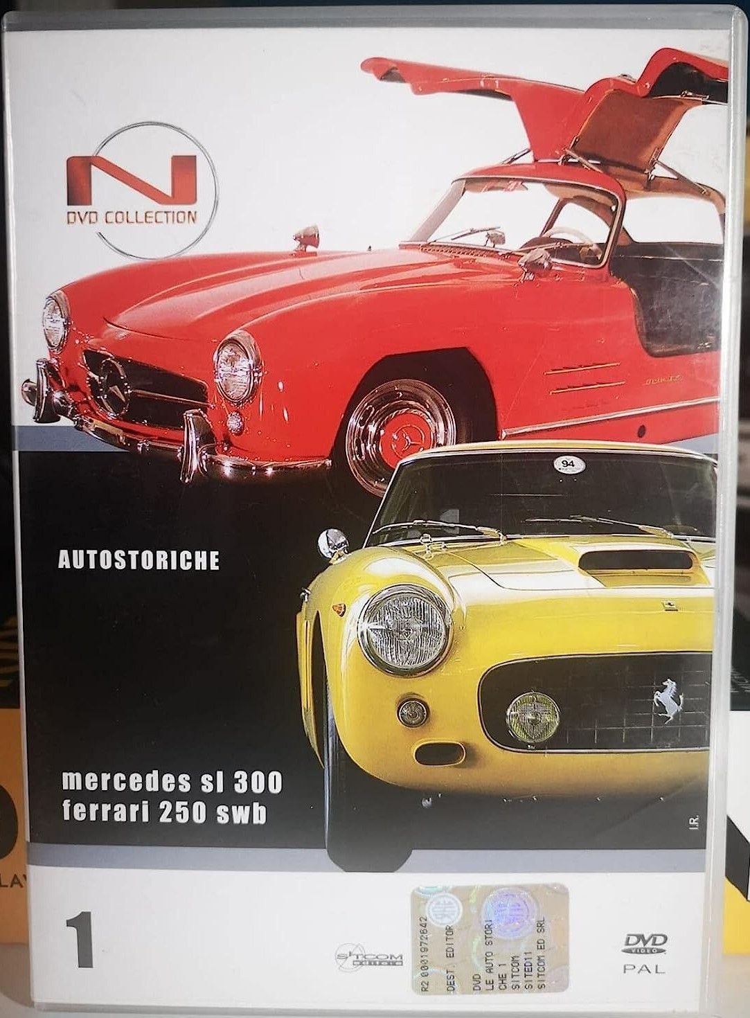 TeknoFilm - N DVD COLLECTION (Auto) - AUTO STORICHE Vol. 01 - MERCEDES SL 300 + FERRARI 250 SWB - SITCOM