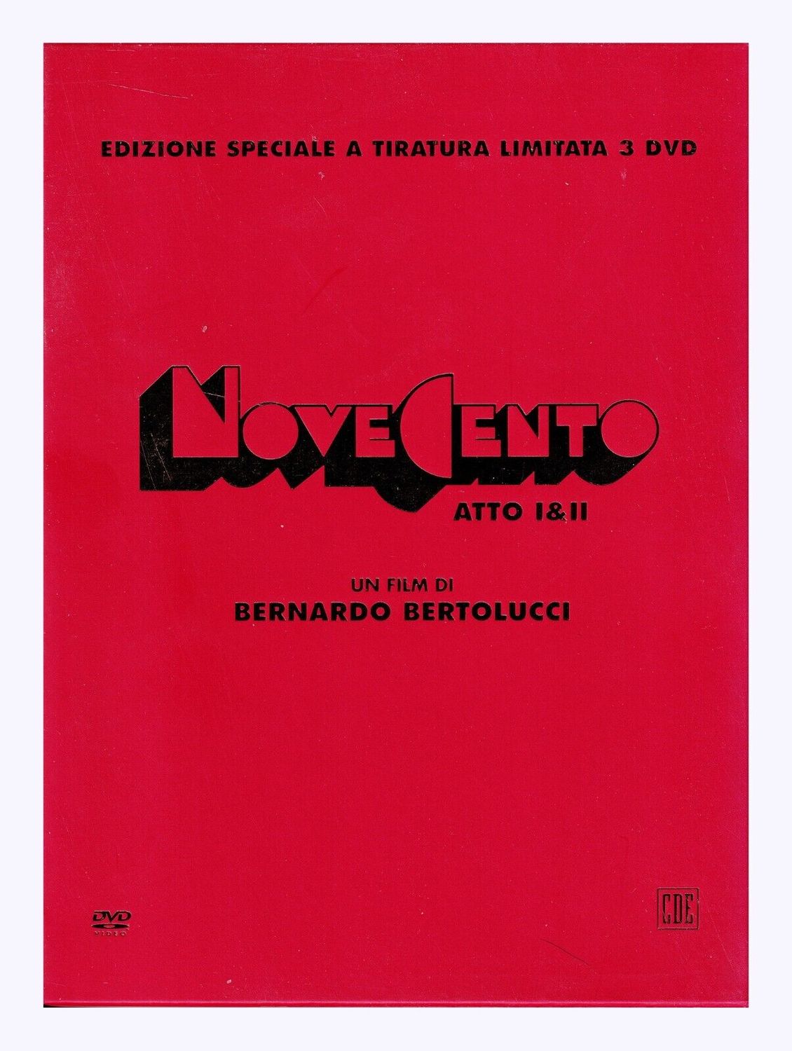 TeknoFilm - 3 DVD – NOVECENTO Atto Primo e Secondo [Edizione a tiratura limitata] di Bernardo Bertolucci (1976) - CDE