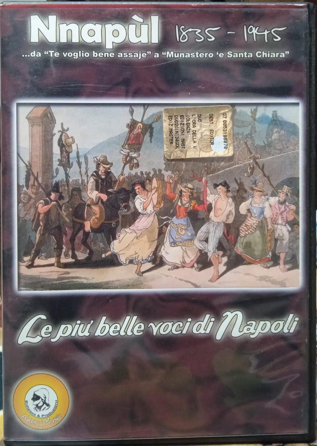 TeknoFilm - DVD - NNAPUL' 1835-1945 - LE PIU' BELLE VOCI Vol. 01 - NAPOLINOVA