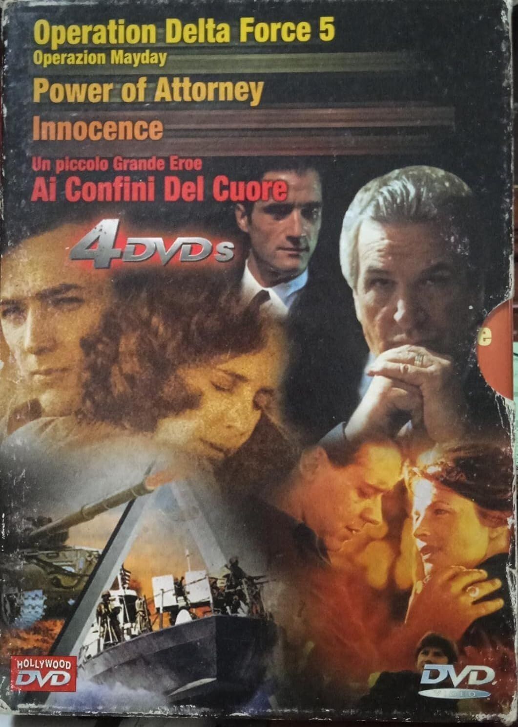 TeknoFilm - Box 4 DVD – Operation delta force 5 - Innocence - Power of attorney - Un piccolo grande eroe ai confini del cuore) - HOLLYWOOD DVD